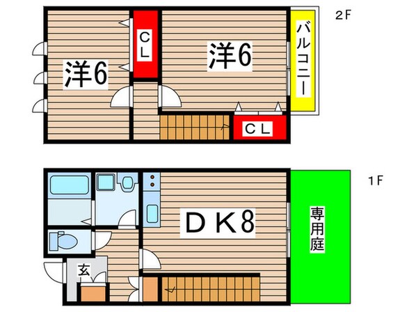 フォレストコートの物件間取画像